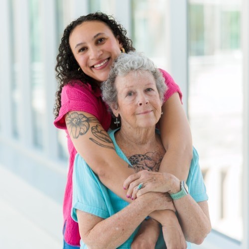 Cancer Survivor Debbie Shaw and her daughter, Taylor
