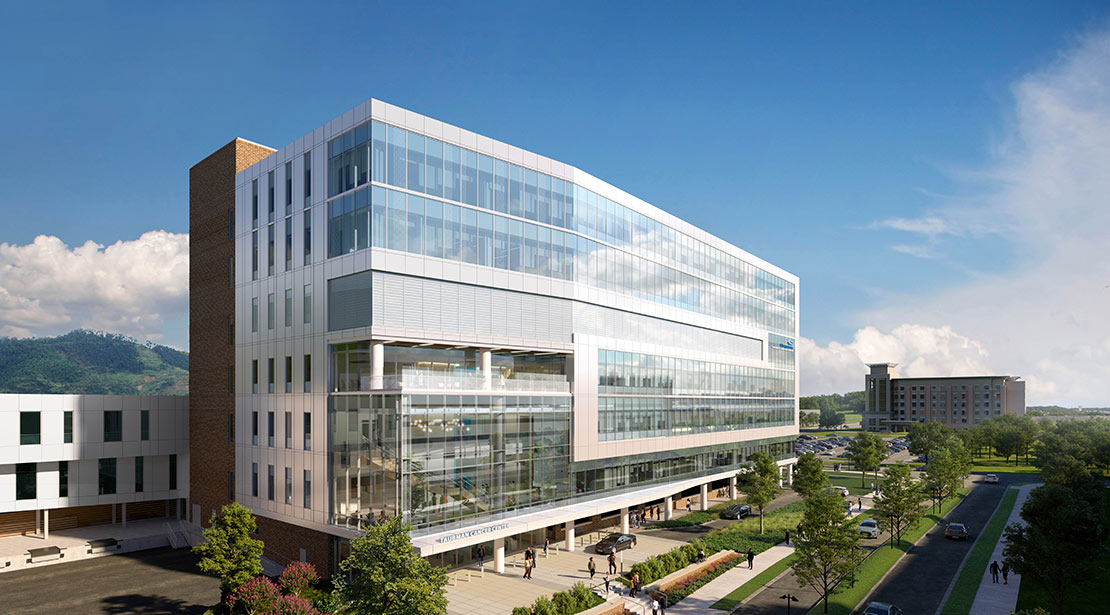 Rendering of the Cancer Center