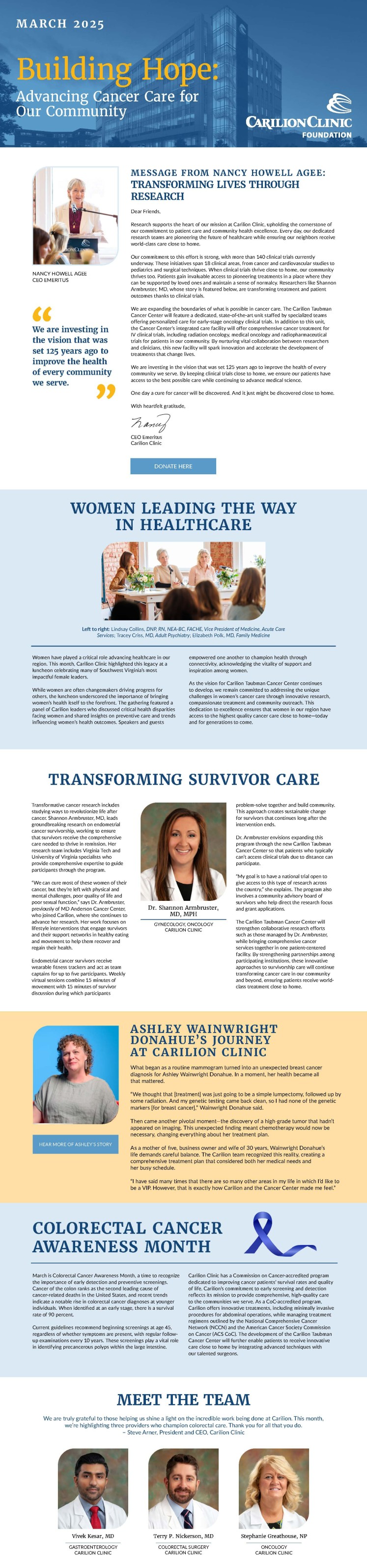 March 2025 Newsletter